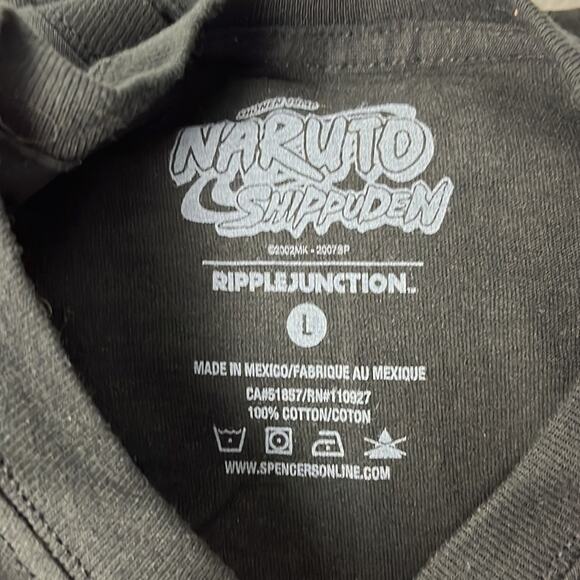 Naruto Shippuden Ripple Junction Graphic Tee Black Large - Picture 3 of 6